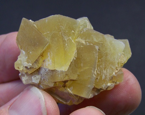 Yellow fluorite crystal group - Brandberg, Namibia