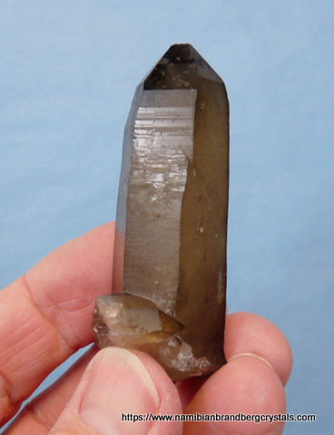 Smoky quartz crystal