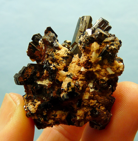 Lovely arrangement of schorl and feldspar