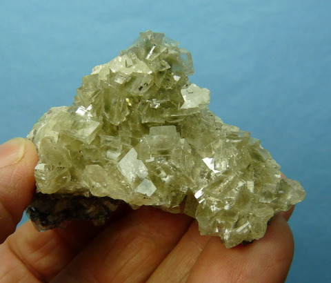 Calcite crystals on matrix