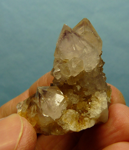 Light amethyst cactus quartz crystals