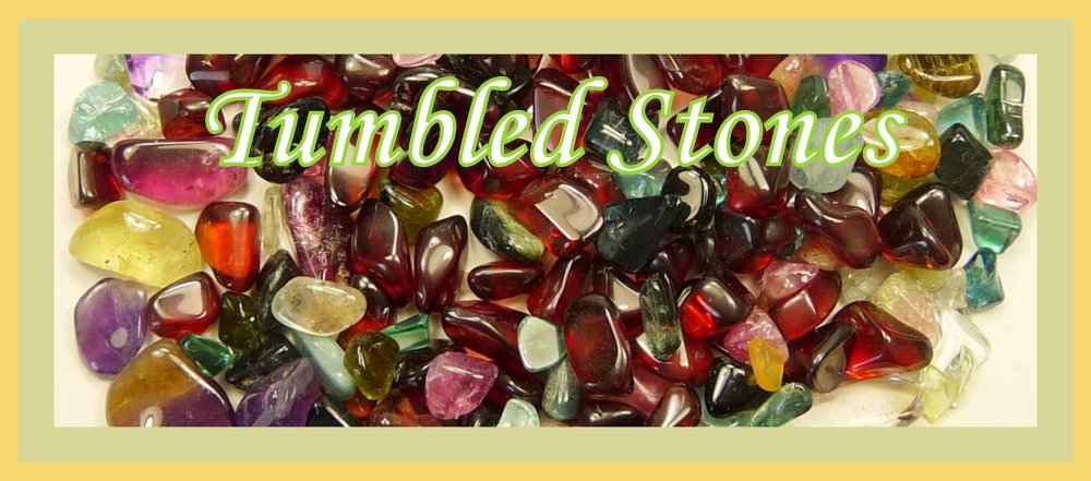 Colourful tumbled stones