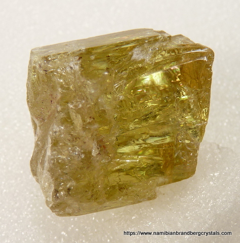 Gemmy, golden-green piece of apatite